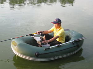 沙县钓鱼充气橡皮船